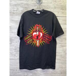 Vintage WWF Shawn Michaels T Shirt Mens L Heartbreak Kid Short Sleeve 90s